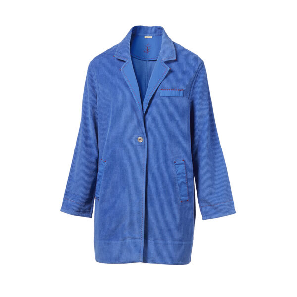 Coat Raw Amparo Blue | Traces of Me