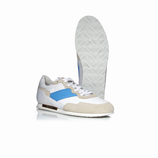 MV 5000/148 White/Grey/Blue Sneaker | Miguel Vieira