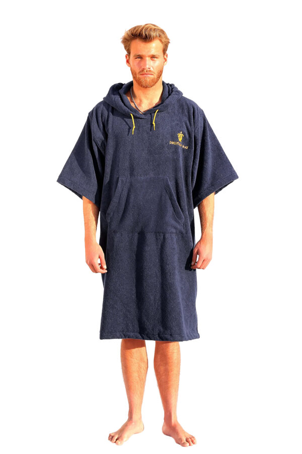 Poncho Surf Blue with Sleeves | Pacifique Sud