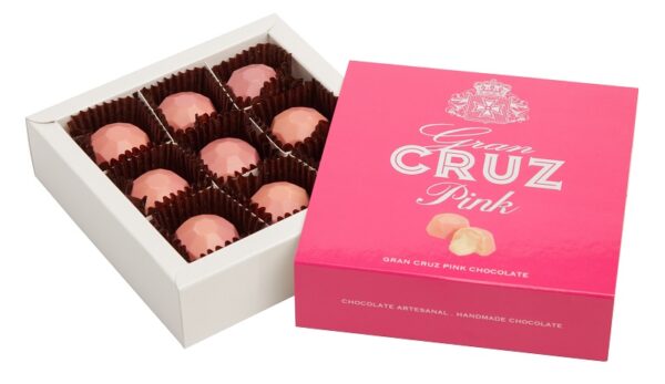 Chocolate box 9 Gran Cruz Pink | Maria Chocolate